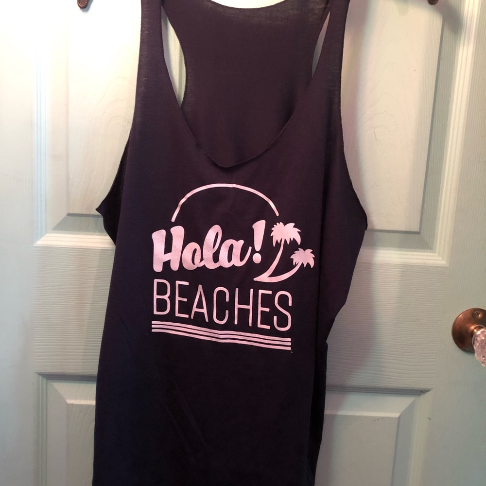 Navy blue tank top